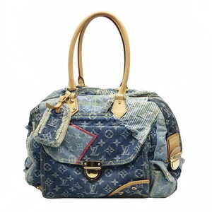 Louis Vuitton Tote Bag Denim Patchwork Bowrie Blue